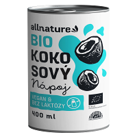 ALLNATURE Kokosové mlieko BIO 400 ml