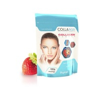 COLLANGO Collagen hydrolyzovaný kolagén s vitamínom C a so zinkom príchuť jahoda 330 g