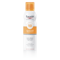 EUCERIN Sun Dry Touche Transparentný sprej na opaľovanie SPF 50 200 ml