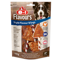 8IN1 Triple Flavour žuvacie krídielka 6 kusov