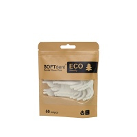 SOFTDENT ECO Dentálne špáradlá s niťou 50 ks